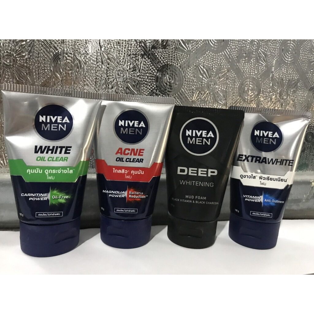 Sữa rửa mặt nam nivea 100ml- thái lan