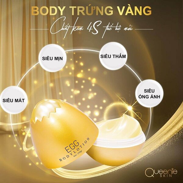 Kem body EGG BODY LOTTION trứng vàng