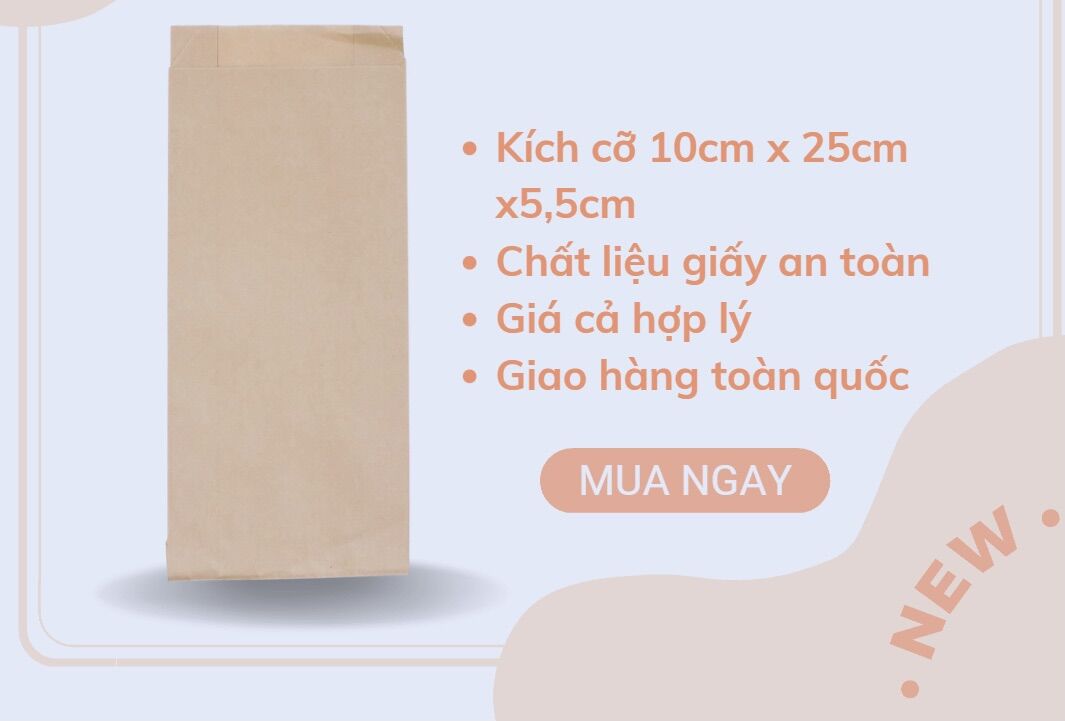 TÚI ĐỰNG BÁNH MÌ TRƠN (100c)