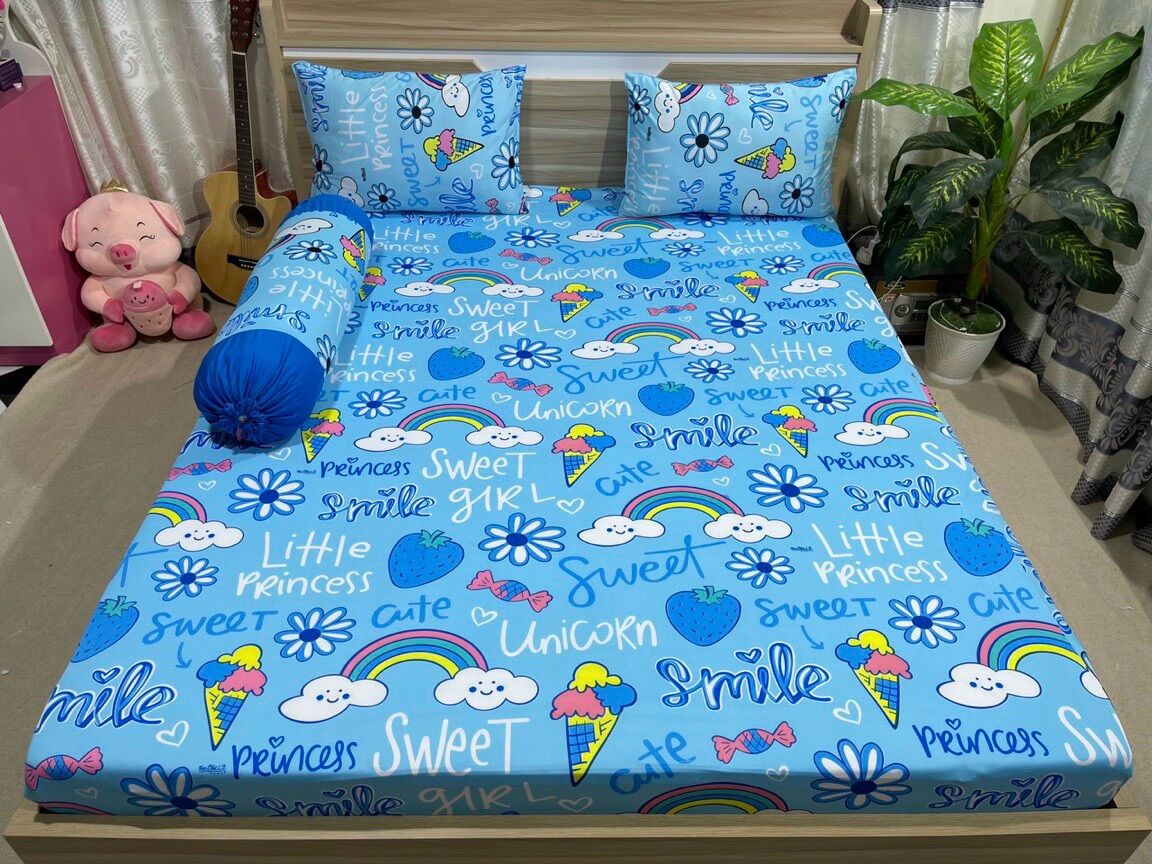 Bộ drap ga thun Hàn quốc mẫu mới