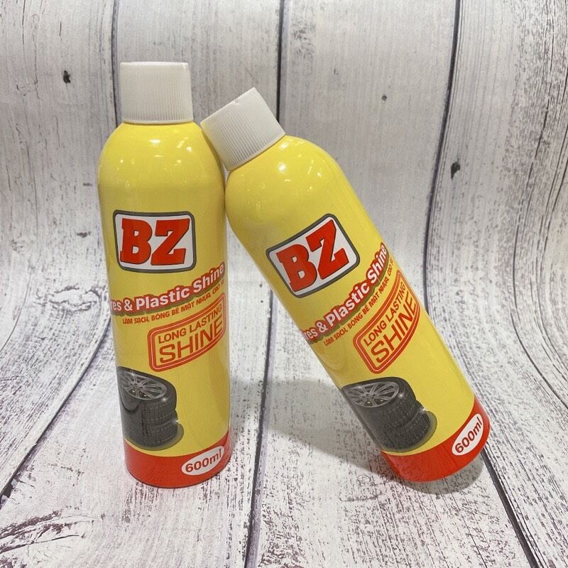 Bz vàng dung dịch vệ sinh lốp xe và nhựa nhám.
