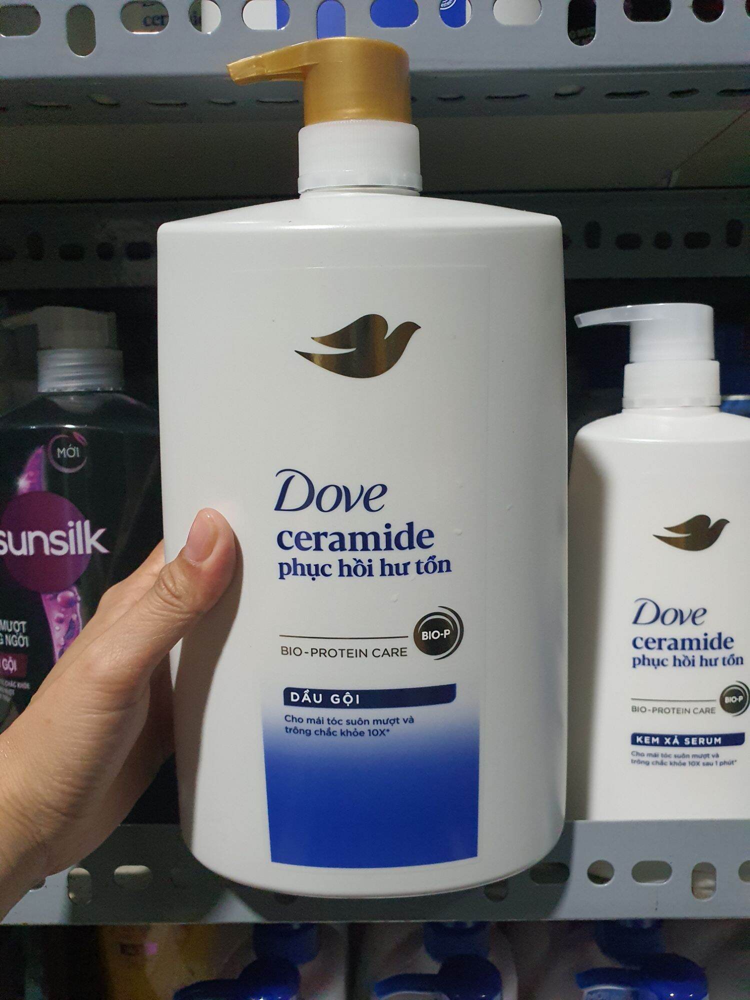 DẦU GỘI DOVE 1.4KG PHỤC HỒI HƯ TỔN HSD 2027