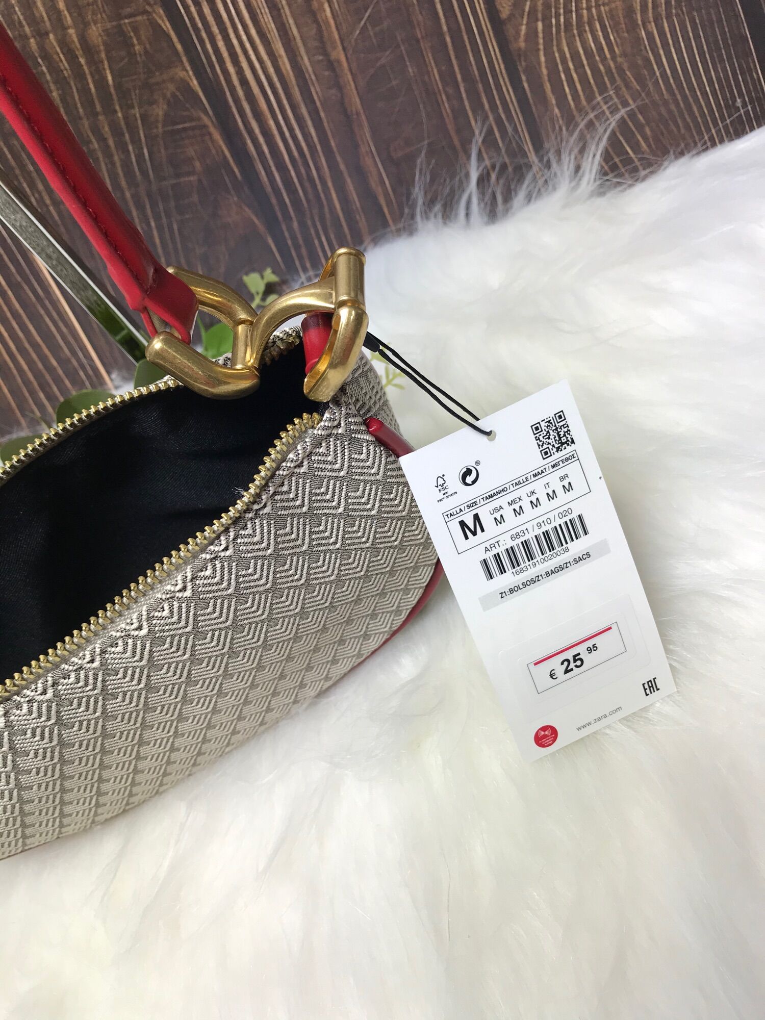 Túi đeo vai (kẹp nách) Zara authentic