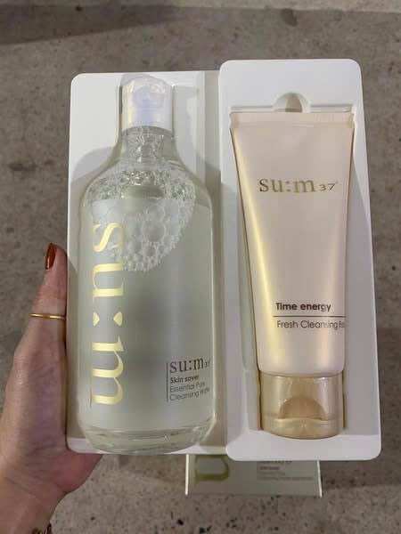 Set SUM 2 món ( tẩy trang 400ml+ SRM 100ml) :