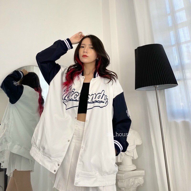 Áo khoát dù in kiểu Bomber K090
