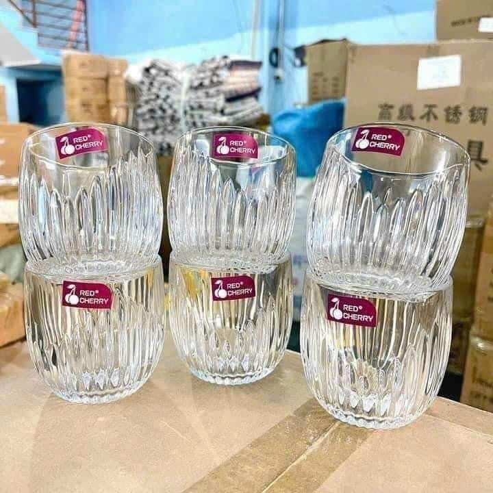Bộ 6 cốc cherry thuỷ tinh cao cấp dung tích 280ml