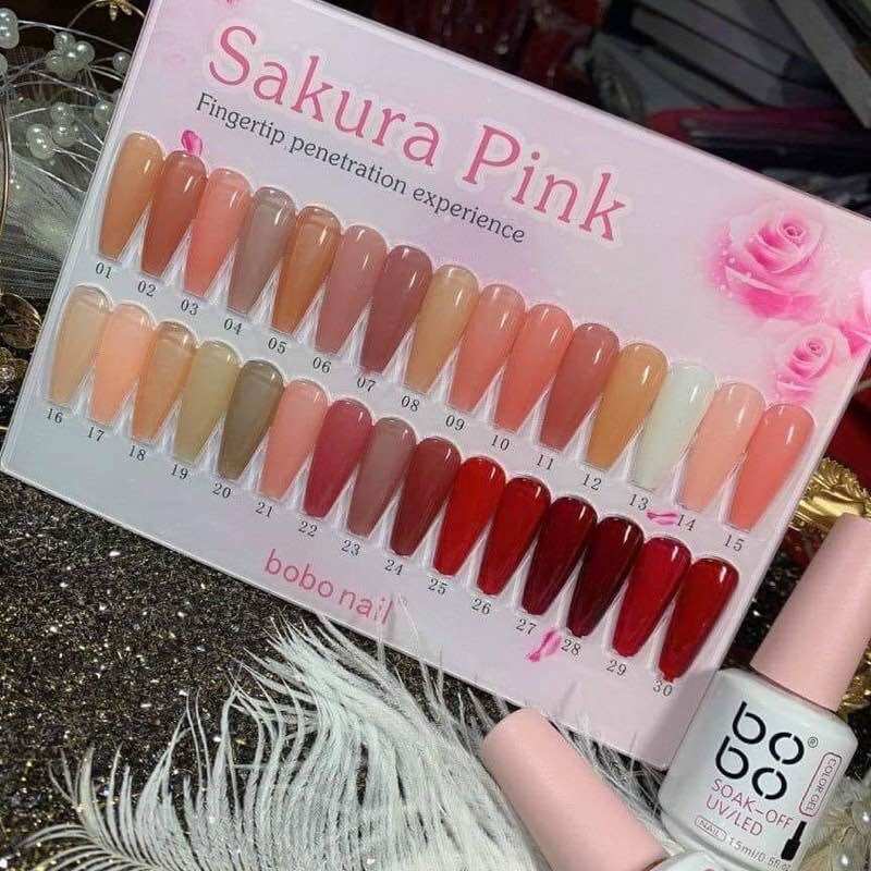 Sơn gel thạch bobo siêu đặc đẹp lẻ màu HOT Nhất