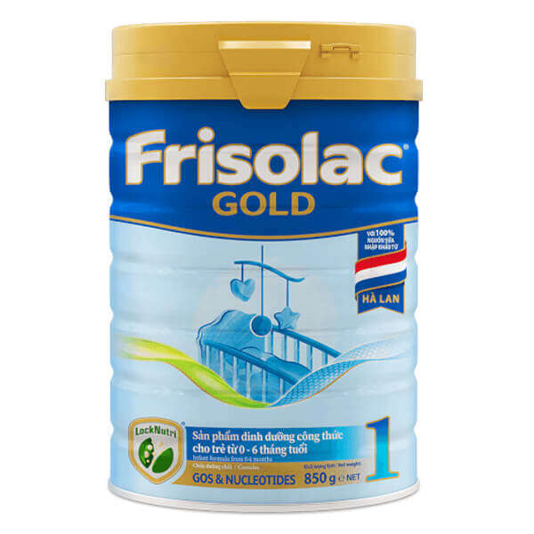 Sữa Frisolac Gold số 1 850g 0-6 tháng