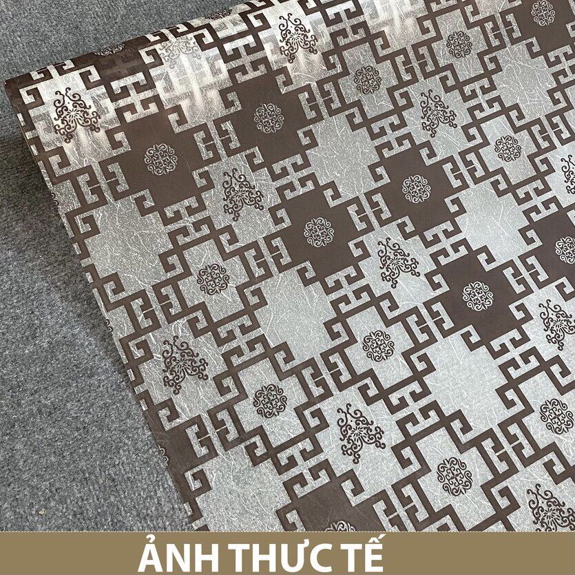 Giấy Dán Kính Thọ Trắng Thọ Nâu keo sẵn bóc dán