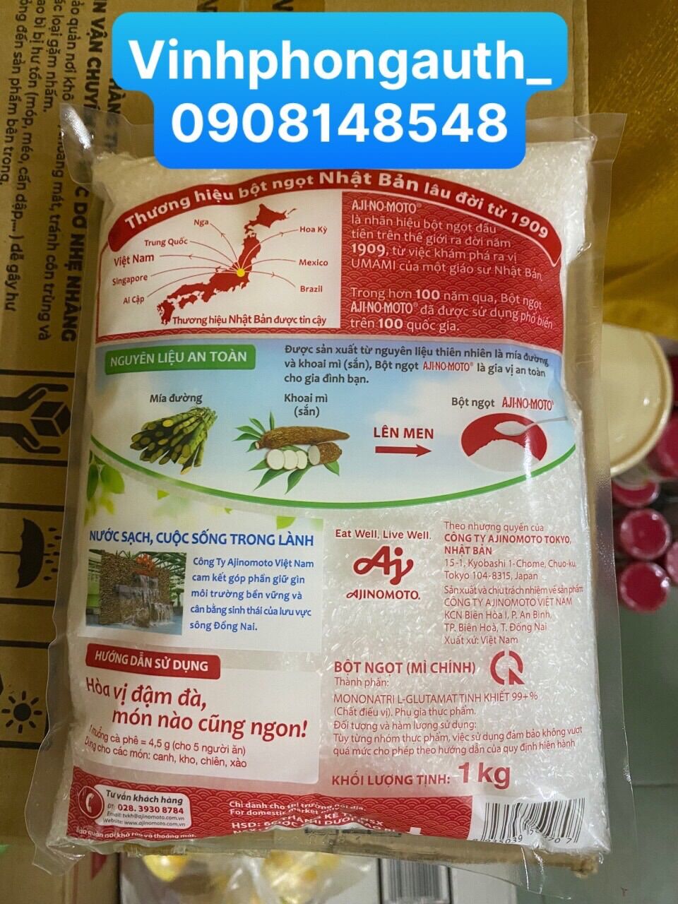 Bột ngọt 454gr Ajinomoto