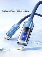 Toocki | Dây Cáp Sạc Nhanh Tự Ngắt Điện cho iPhone iPad Type-C