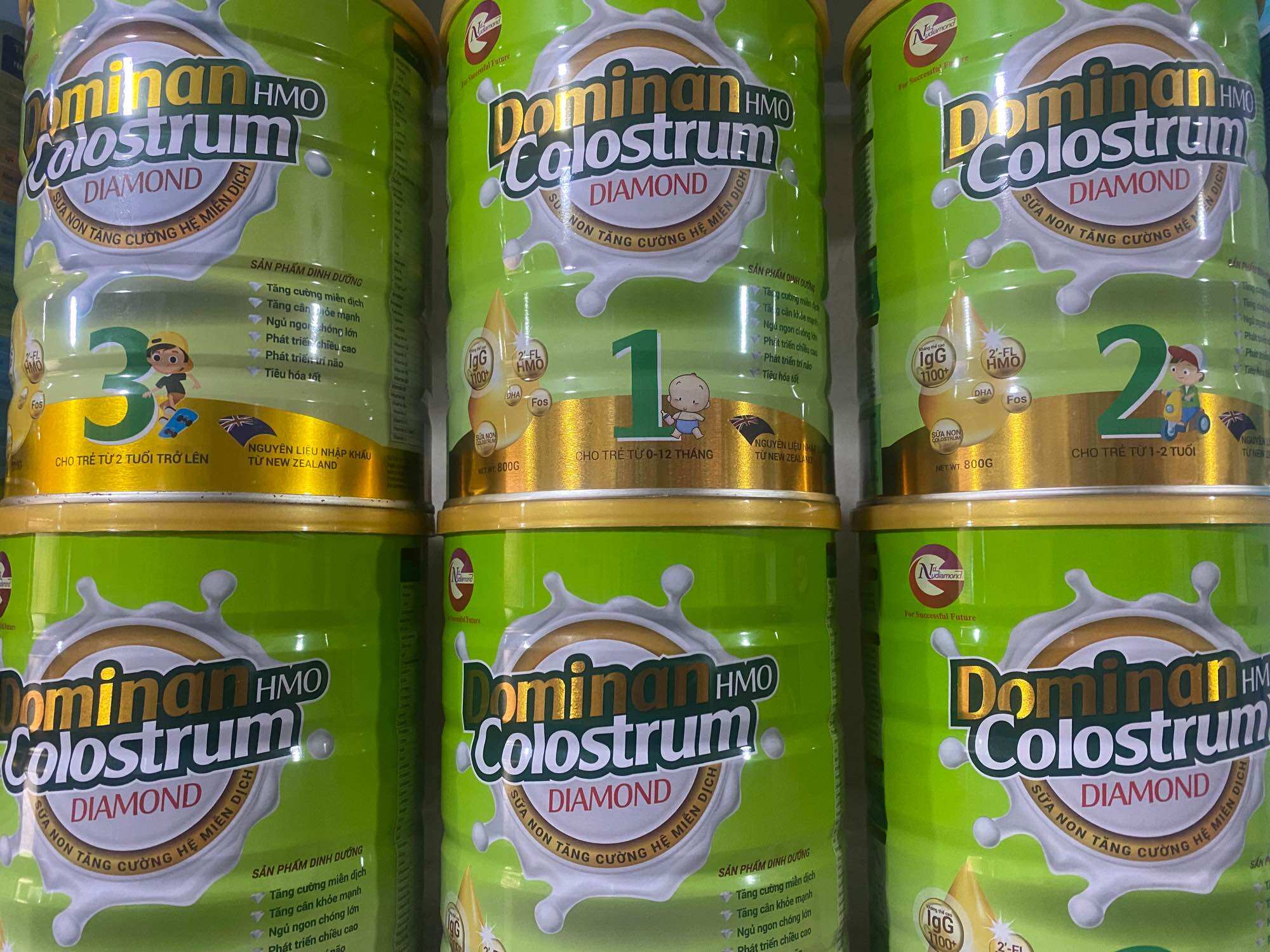 Sữa dominan colostrum hmo số 1,2,3 900g