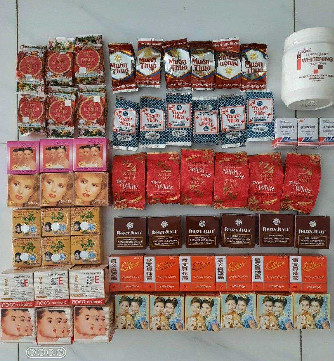 công thức trắng nhanh tẩy mạnh, kem cốt thái