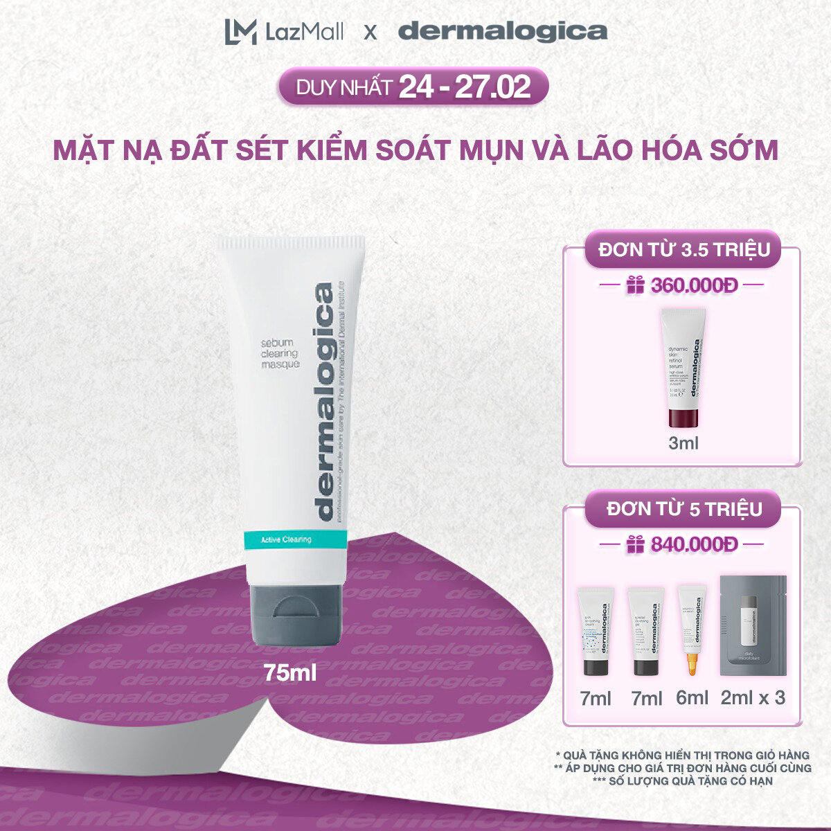 Mặt nạ Dermalogica Sebum Clearing Masque 75ml