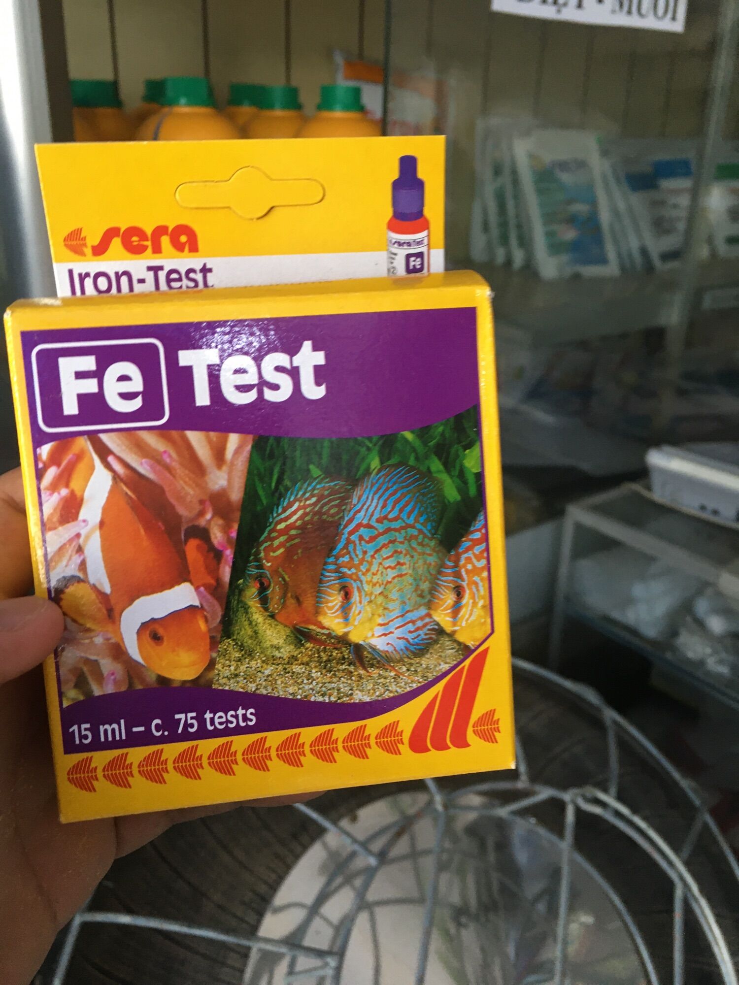 Kiểm tra FE trong môi trường nước nuôi thuỷ hải sản