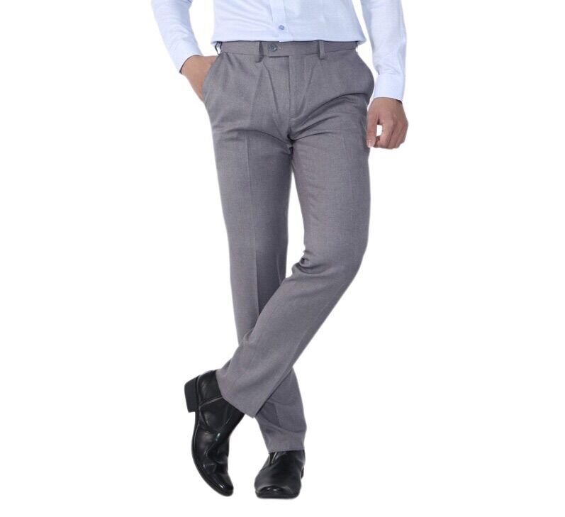 Quần Tây nam cao cấp màu xám nhạt