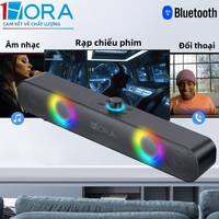 1HORA Không Dây Soundbar Đèn Nền RGB Bluetooth 5.1 Loa Để Bàn Với 2400MAh Loại C Rạp Hát Âm Nhạc Điện Ảnh Chế Độ Đối Thoại Âm Thanh Gia Đình