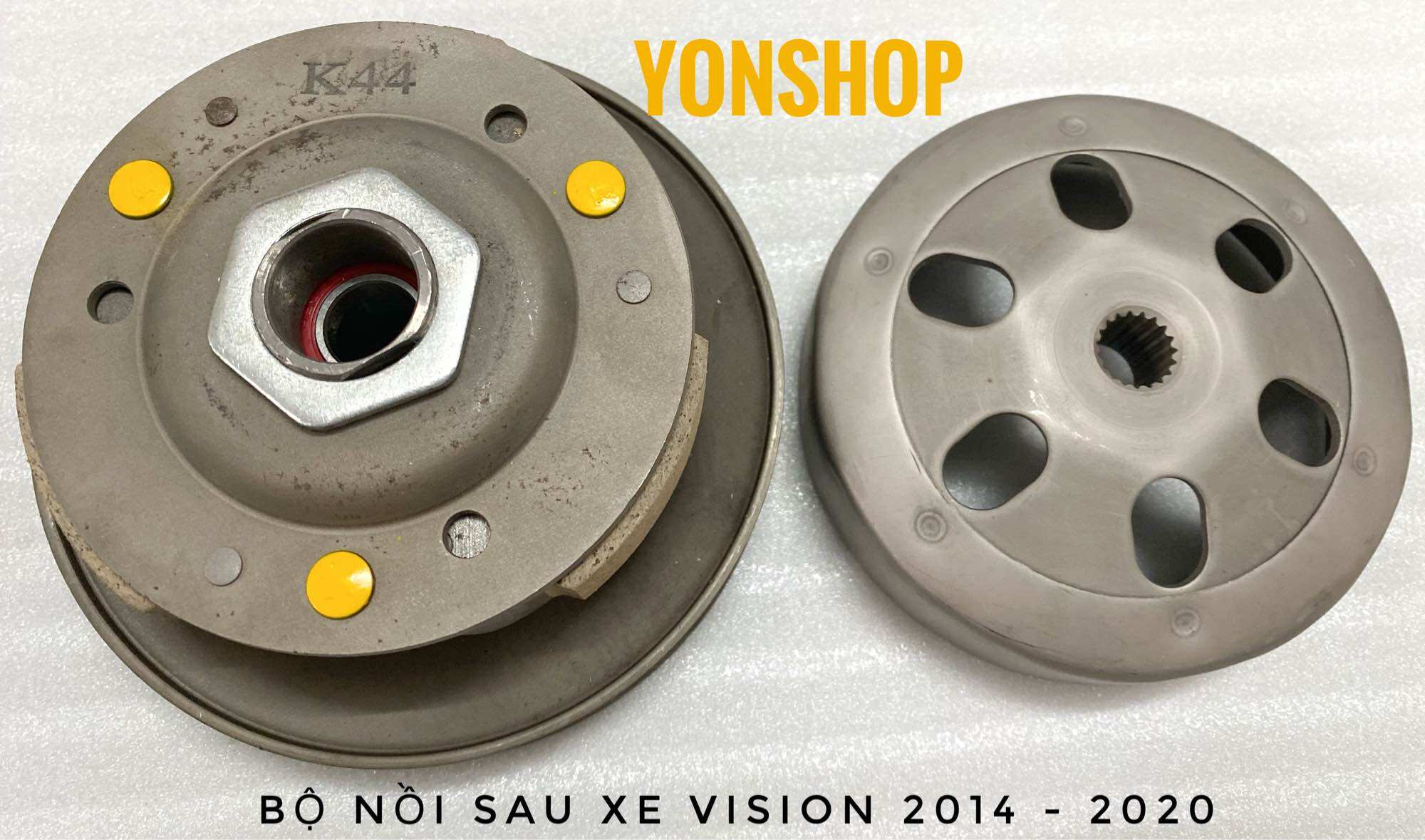 Bộ Nồi Sau Xe Vision K44 2014 - 2020 Hàng Cao Cấp Loại 1