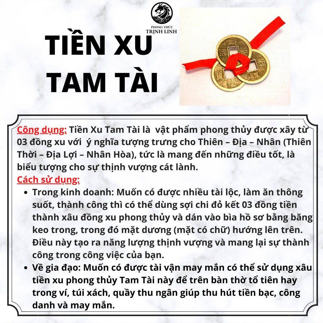 BỘ 03 ĐỒNG XU TAM TÀI MAY MẮN