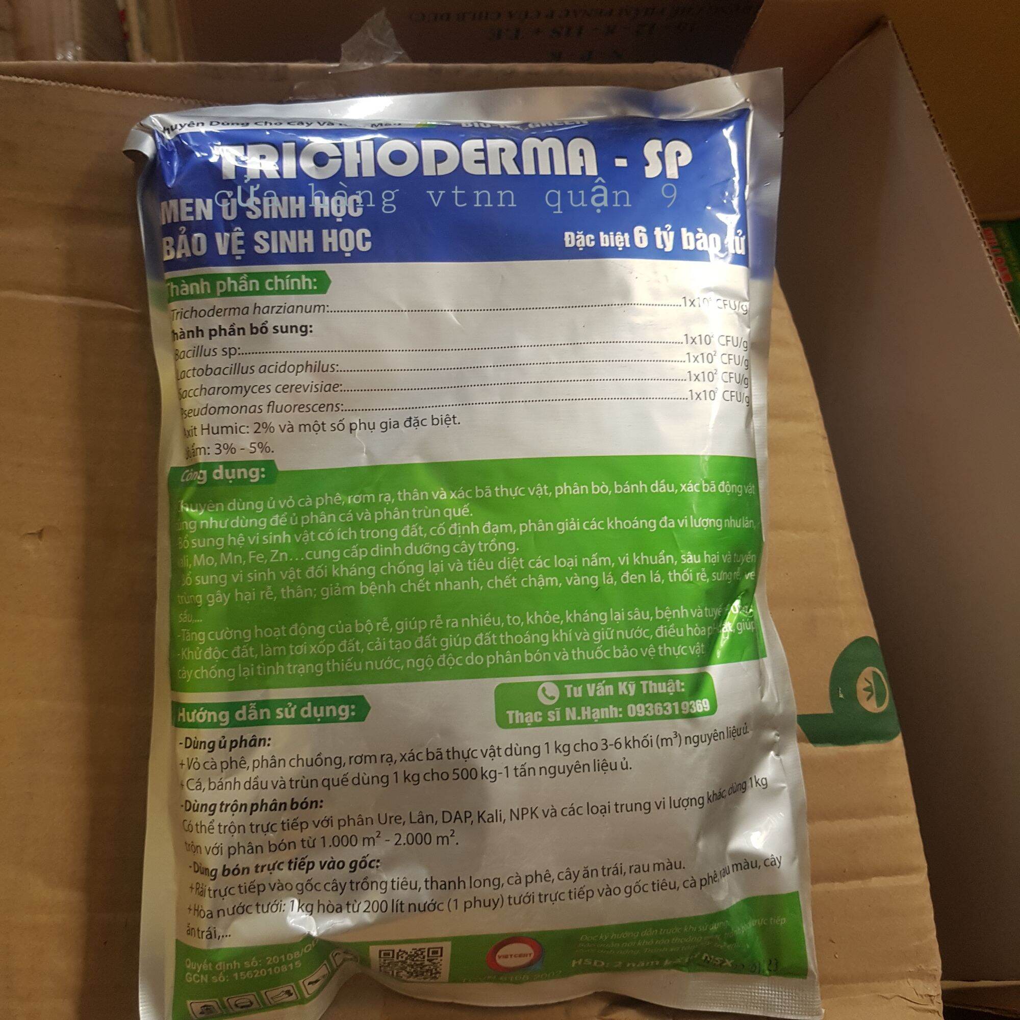 Ủ vi sinh Trichoderma 1ký