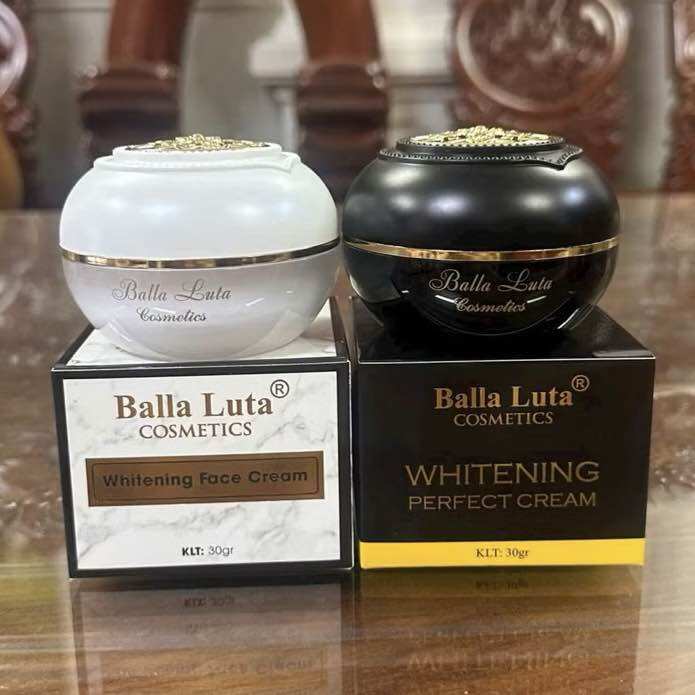 WHITENING  PERFECT CREAM (Cao Nám 30gr) và WHITENING FACE CREAM (Nâng Cơ 30gr) Balla Luta Chính hãng