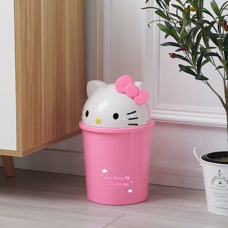 [Freeship MAX] Thùng rác 3D Hello Kitty PR
