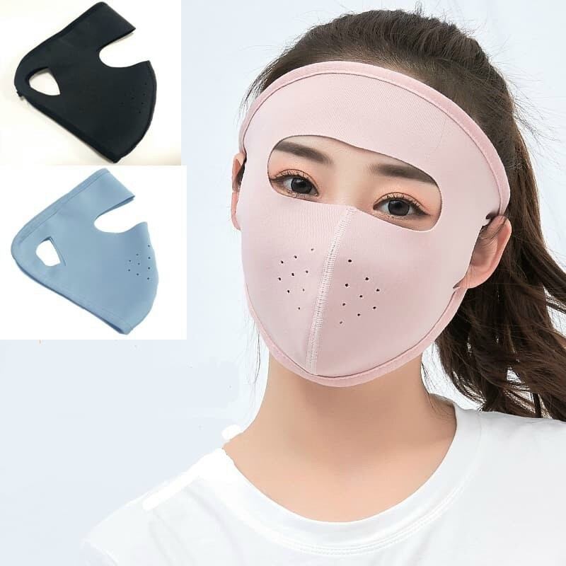 Khẩu trang nija- khẩu trang che nắng toàn mặt được chọn màu
