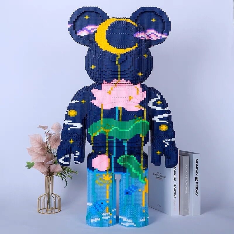 Xếp hình gấu Bearbrick 90cm