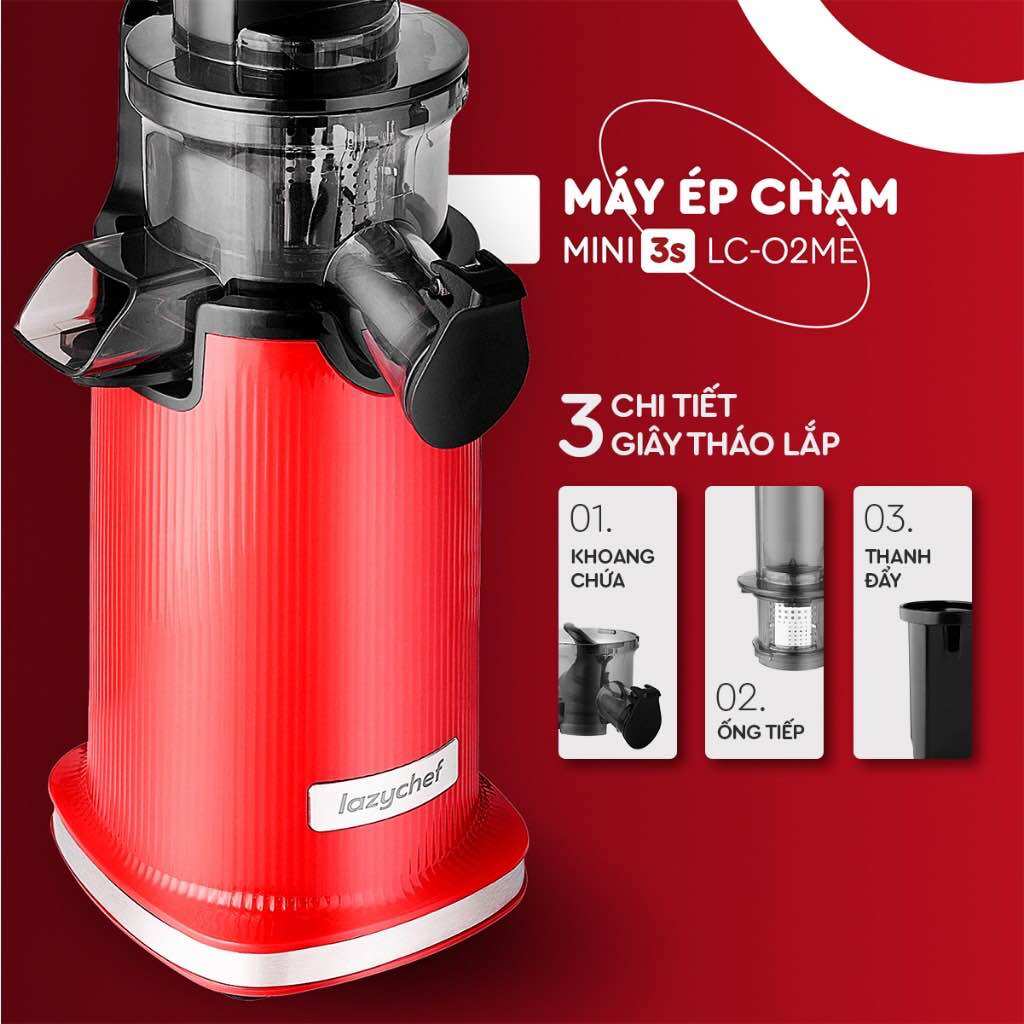Máy Ép Chậm MiNi 3S Lazychef