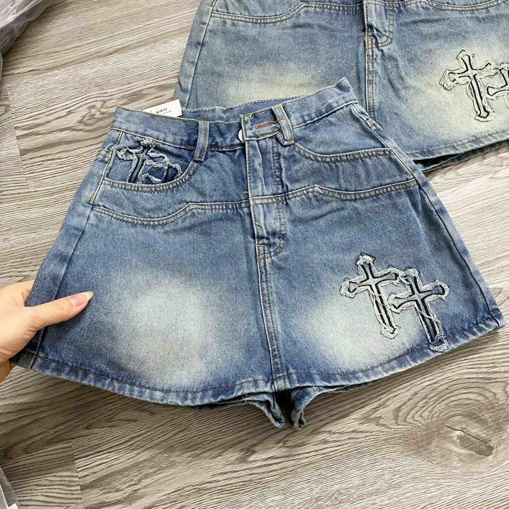 🎀chân váy jean co giãn - chân váy bò co dãn dáng chữ a có lót quần chất vải đẹp phom chuẩn nhiều mẫu hàng vnxk.