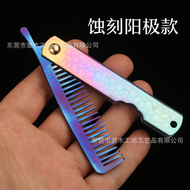lược titanium edc gấp gọn