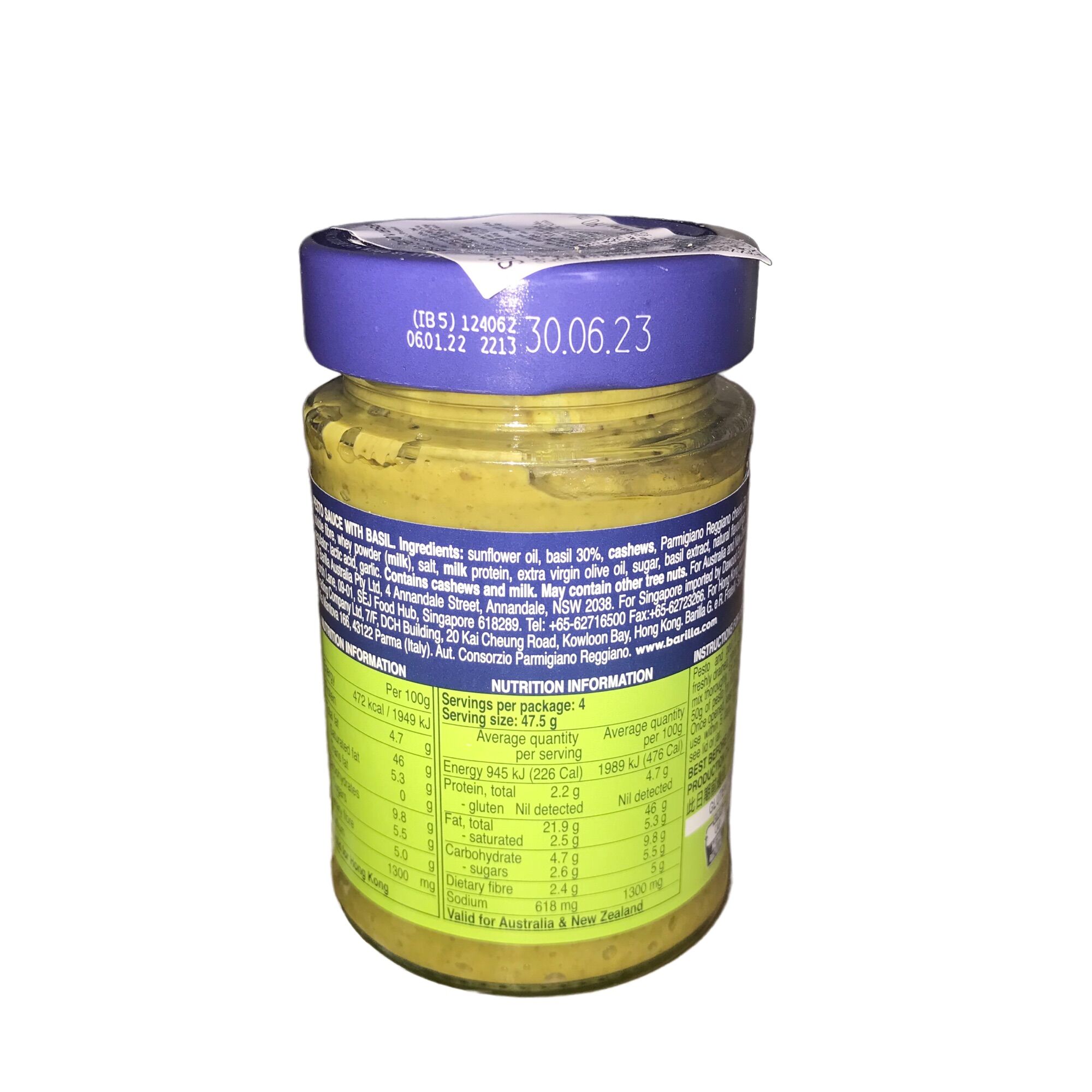 Sốt Barilla Pesto Genovese 190g HSD 2026