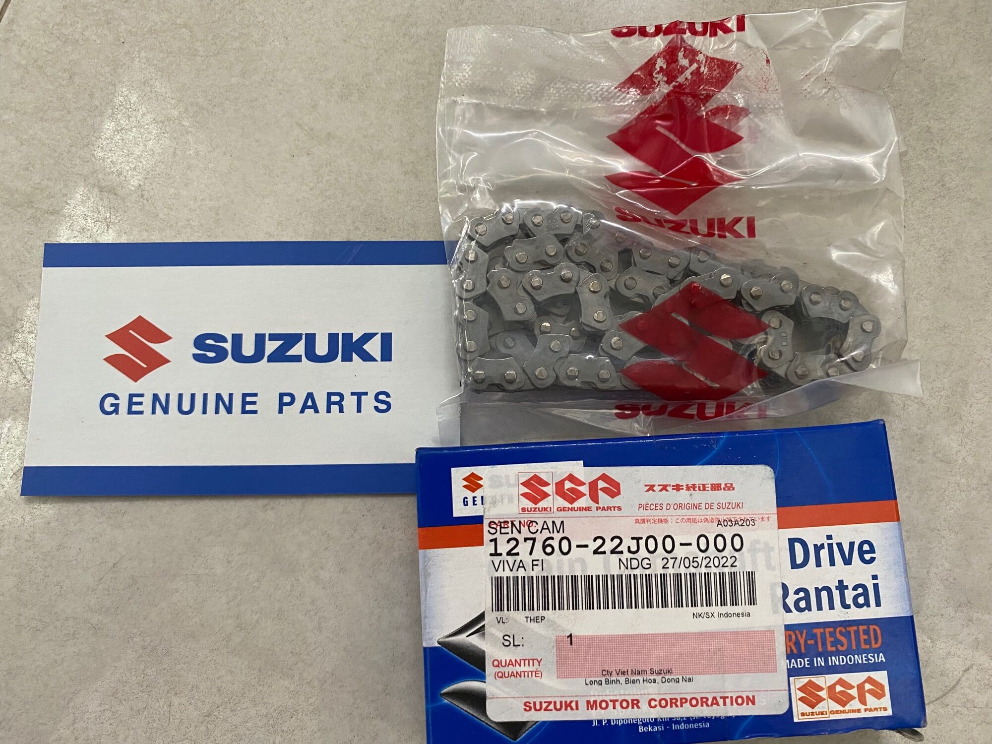 Sên xích cam viva fi 115 suzuki chính hãng