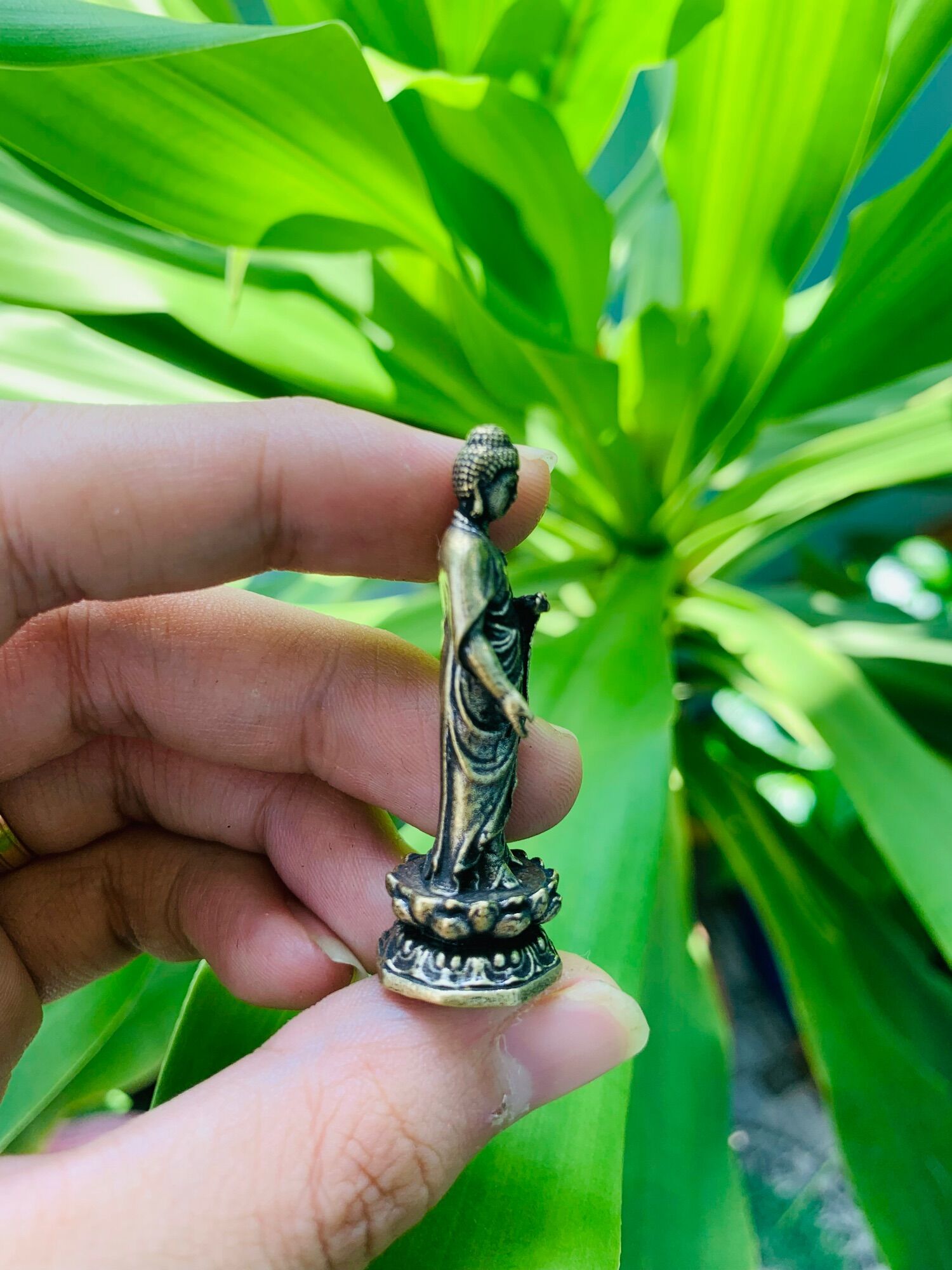 Tượng phật đồng A Di Đà mini