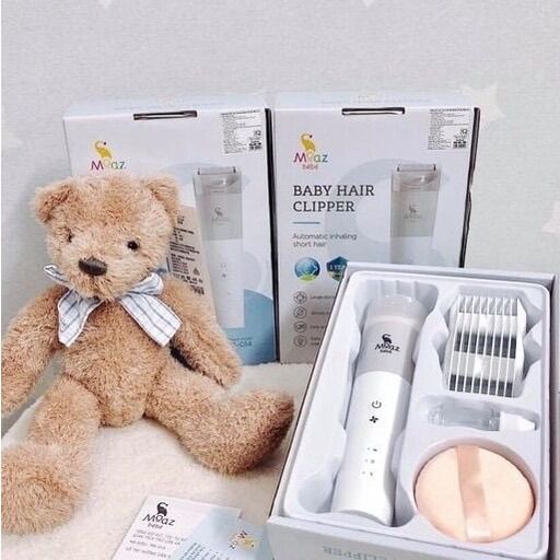 Tông đơ cắt tóc thông minh moaz bebe mb014 “tông đơ hút tóc cho bé”