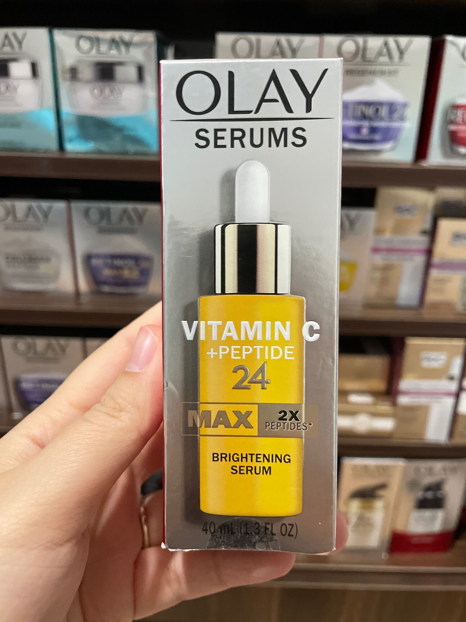 Serum Olay vitamin c + peptide 24 brightening làm sáng và trắng da