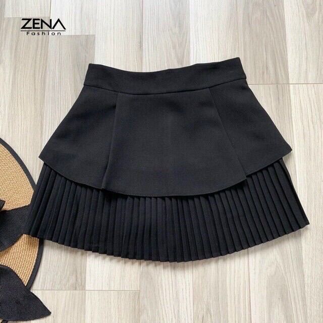 (Shop Táo Đỏ Bigsize 50kg đến 90kg) SET ÁO CARO + CHÂN VÁY XẾP LI