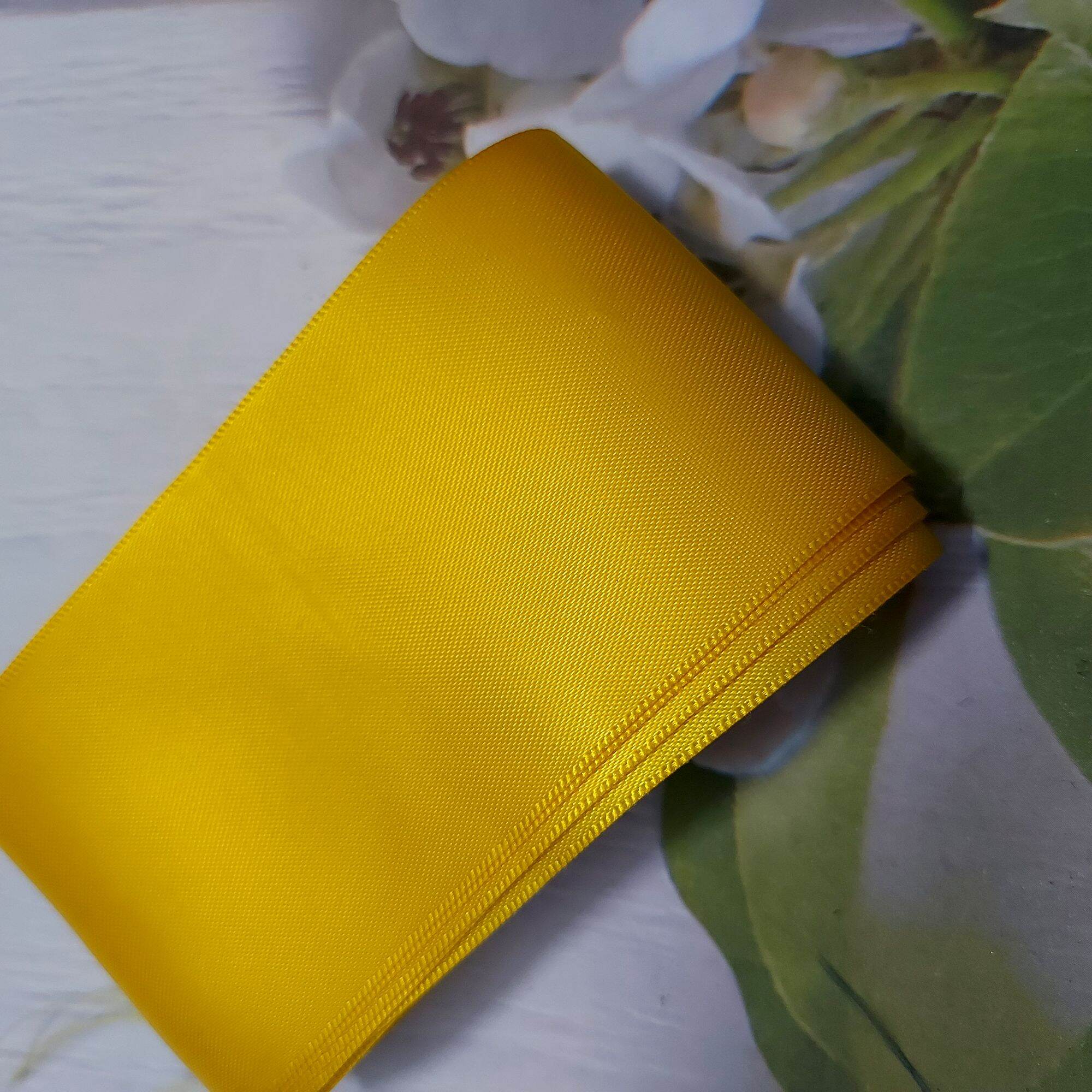 (5 MÉT) RUY BĂNG LỤA 2 MẶT  , PHỤ KIỆN THỦ CÔNG, BẢN RỘNG 5 CM.
