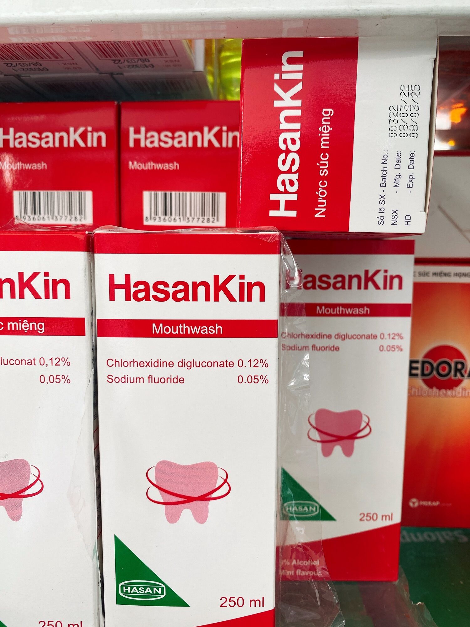 [HCM]Nước súc miệng HasanKin chai 250ml