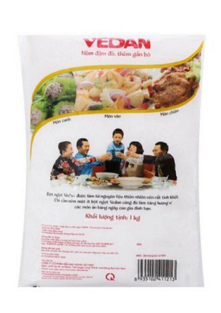 Bột ngọt Vedan hạt mịn gói 1kg