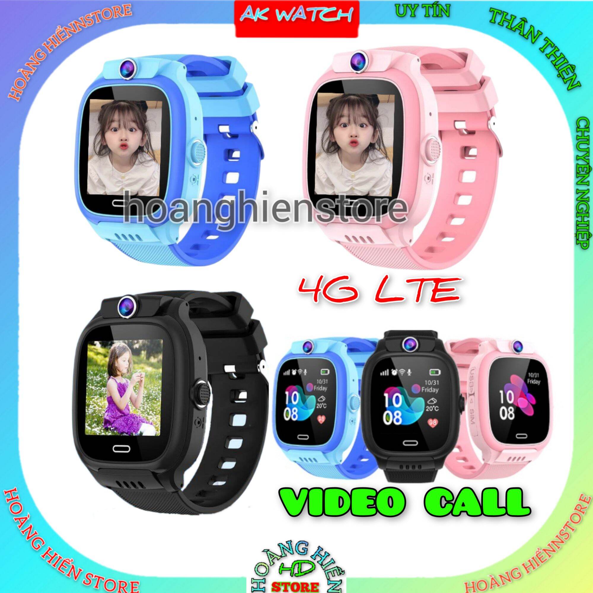 Đồng hồ thông minh định vị trẻ em Y36 Gọi video 4G, định vị wifi, LBS
