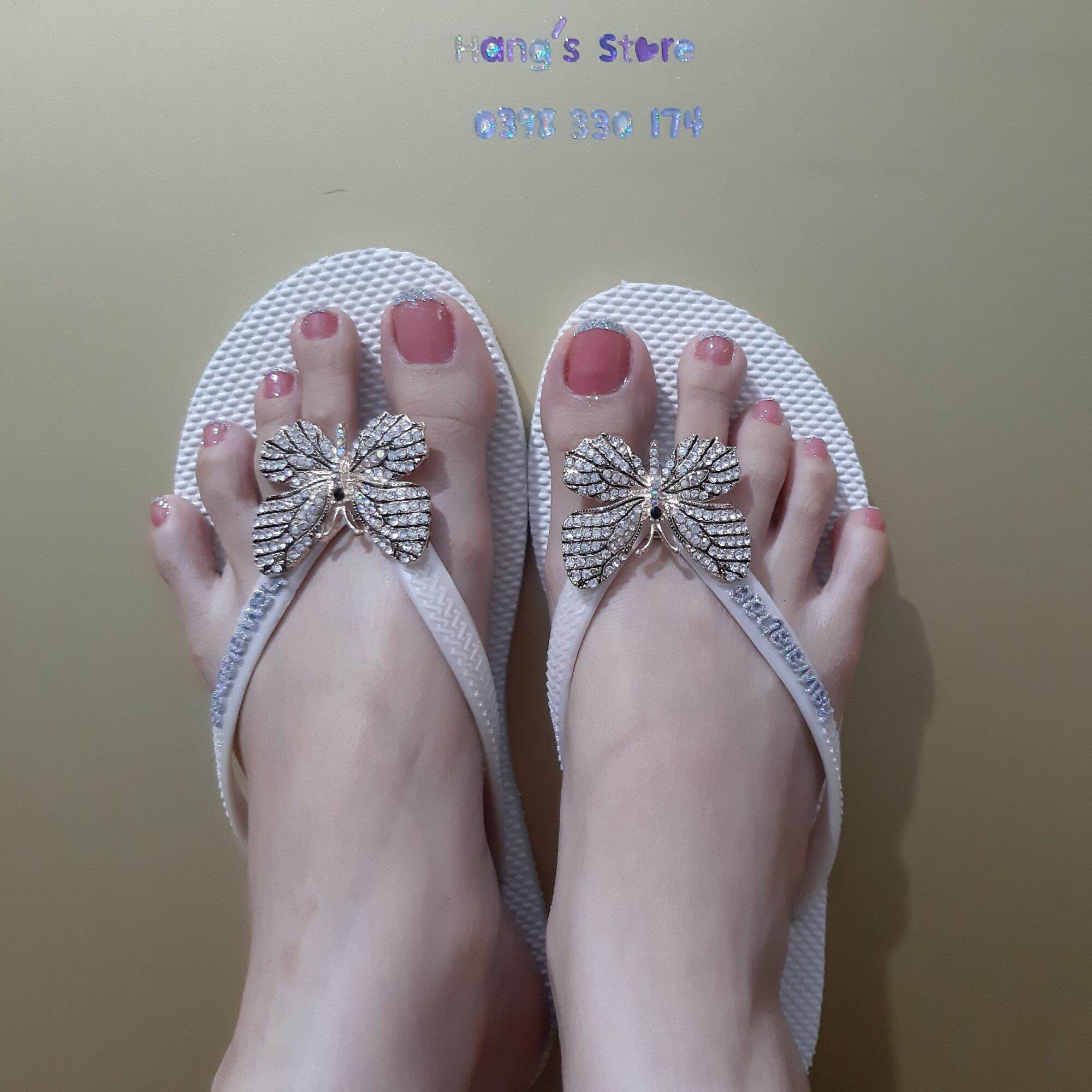 Dép Havaianas VN charm bướm