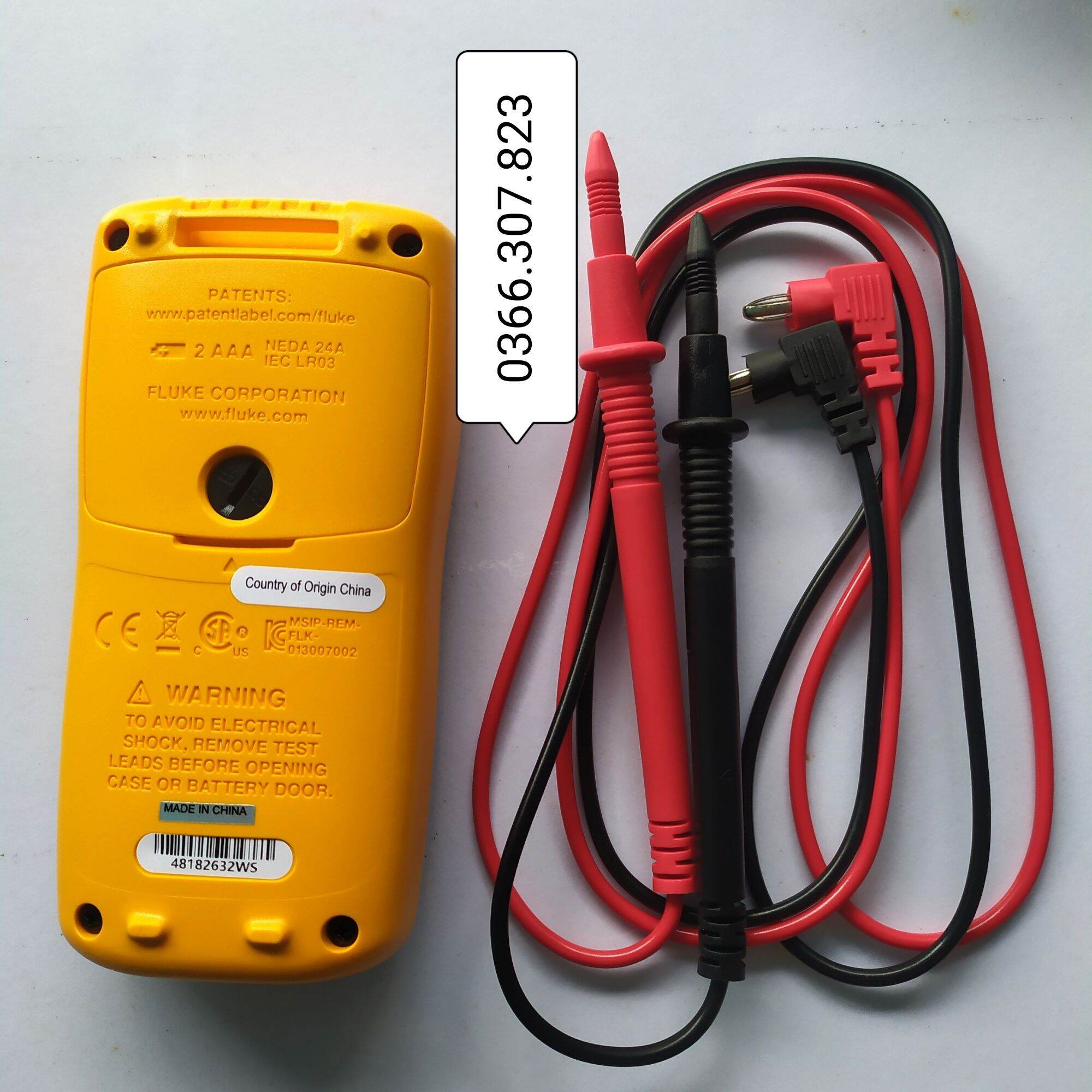Fluke 101 Measures Frequency, Measures Capacitance, Pocket Watch