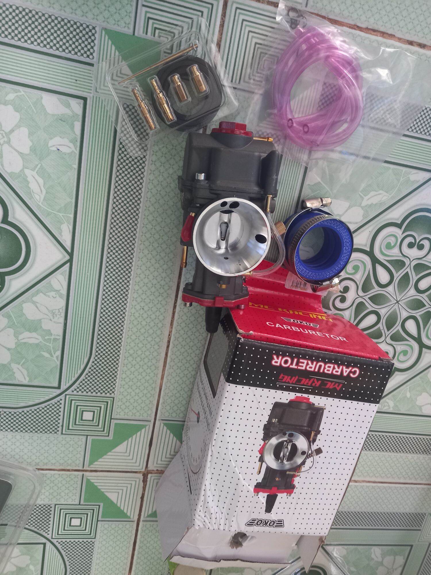 Bình Xăng OKO ga dẹp họng 28mm