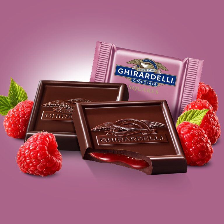 Chocolate cao cấp Ghirardelli vị rápberry,151gr
