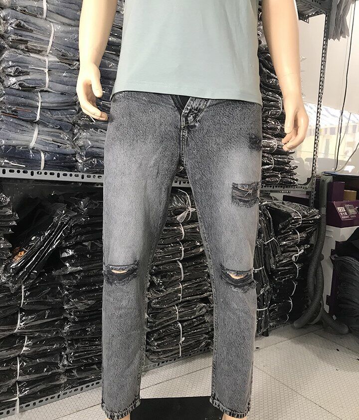 Quần baggy xám