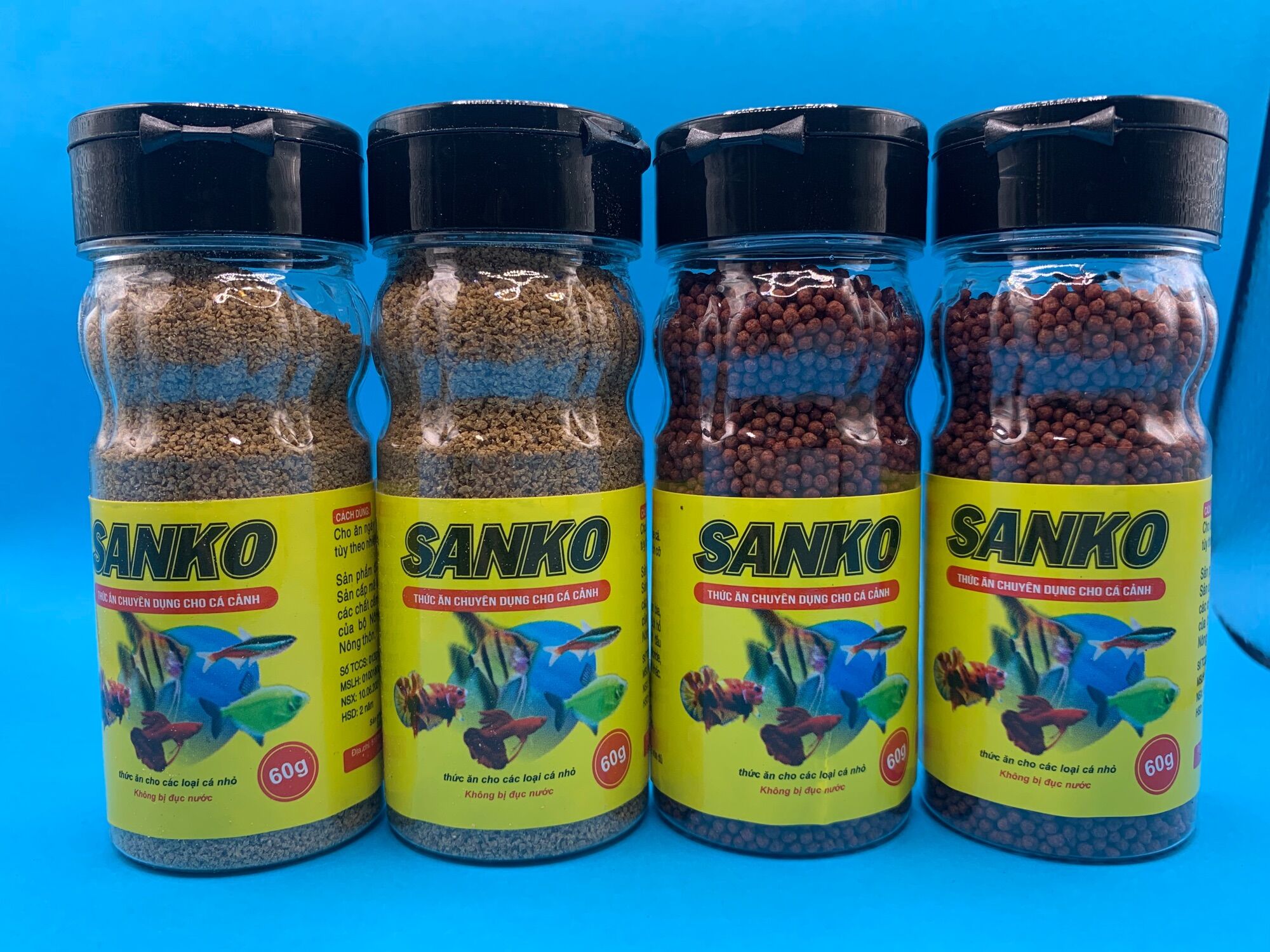 Cám SANKO 60g : thức ăn chuyên dụng cho cá cảnh