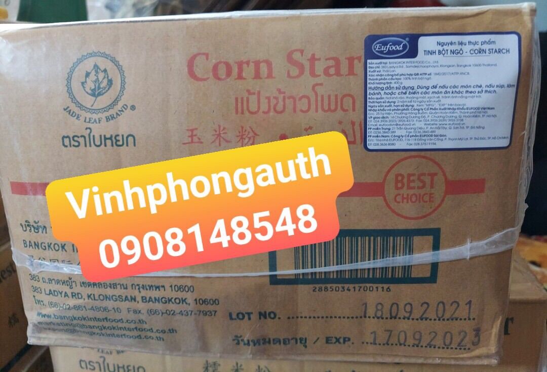 Tinh Bột Bắp (Ngô) Thái Lan 400gr