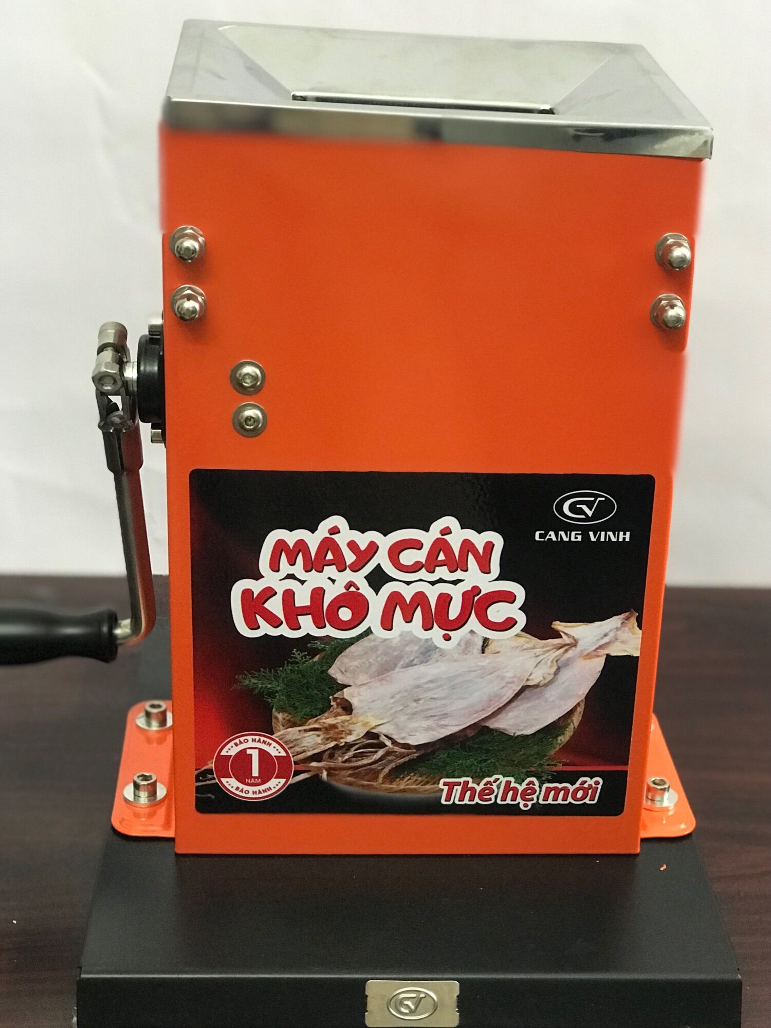 Máy cán mực khô 10cm bằng tay cao cấp để bàn