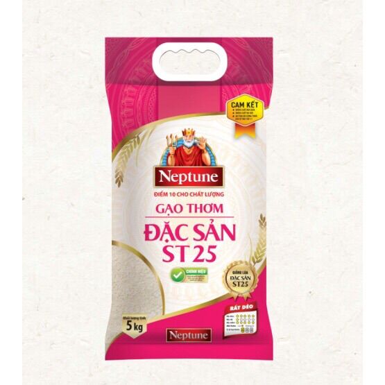Gạo thơm đặc sản ST25 Neptune